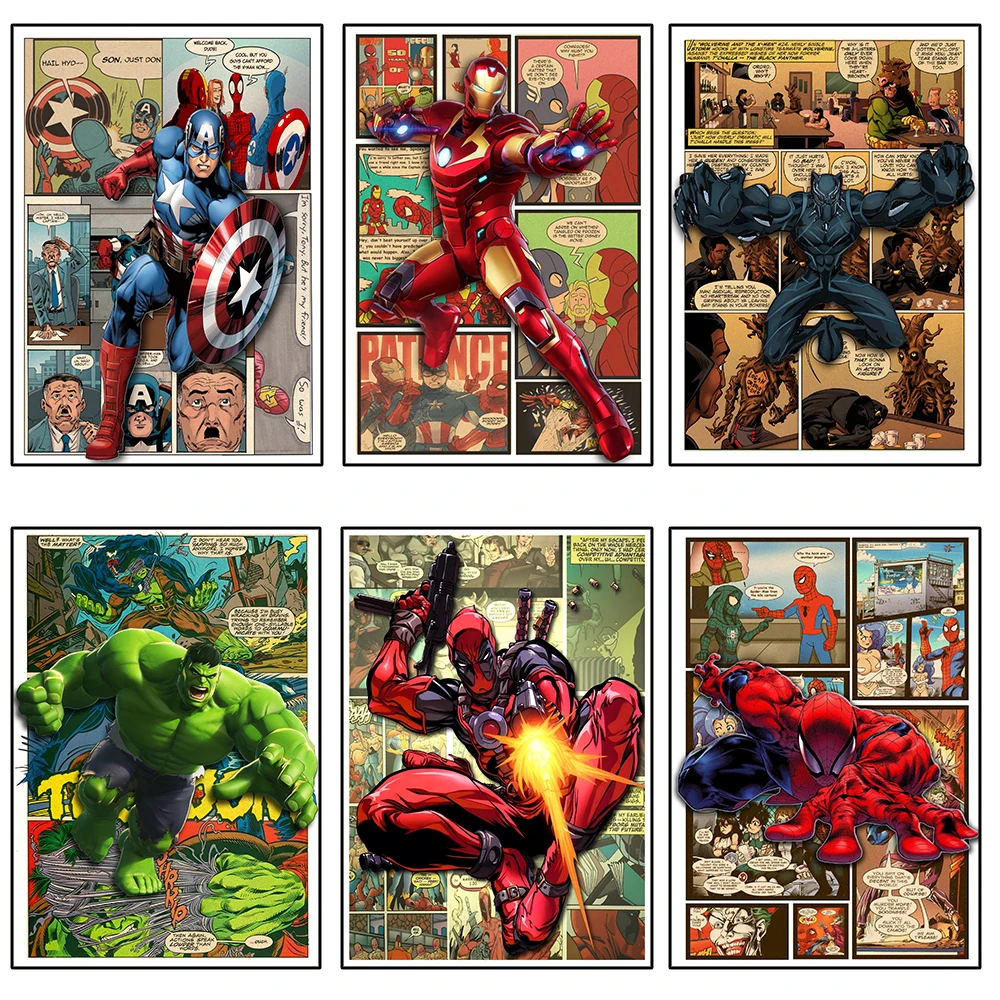 Постер из фильма мстители домашняя Картина на холсте с изображением