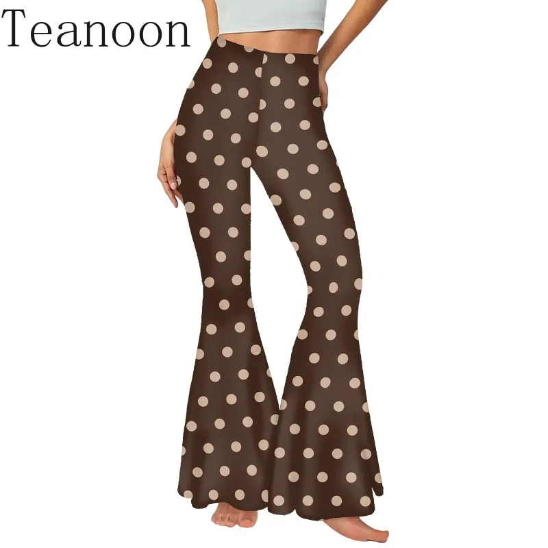 Женские брюки Teanoon полосатые клетчатые штаны с принтом женские уличные для йоги