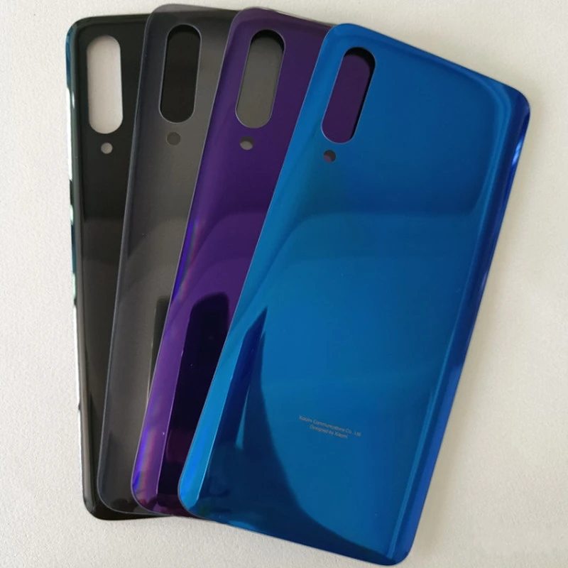 

Задняя стеклянная крышка для Xiaomi Mi 9, крышка аккумулятора, заднее стекло, запасные части для Xiaomi Mi 9, задняя крышка корпуса, панель