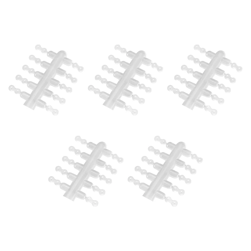 

50Pcs Fishing Transparent Bait Elastic Baitbands For Carp Fishing Pellets Bait Bander Holder Fishing Gear