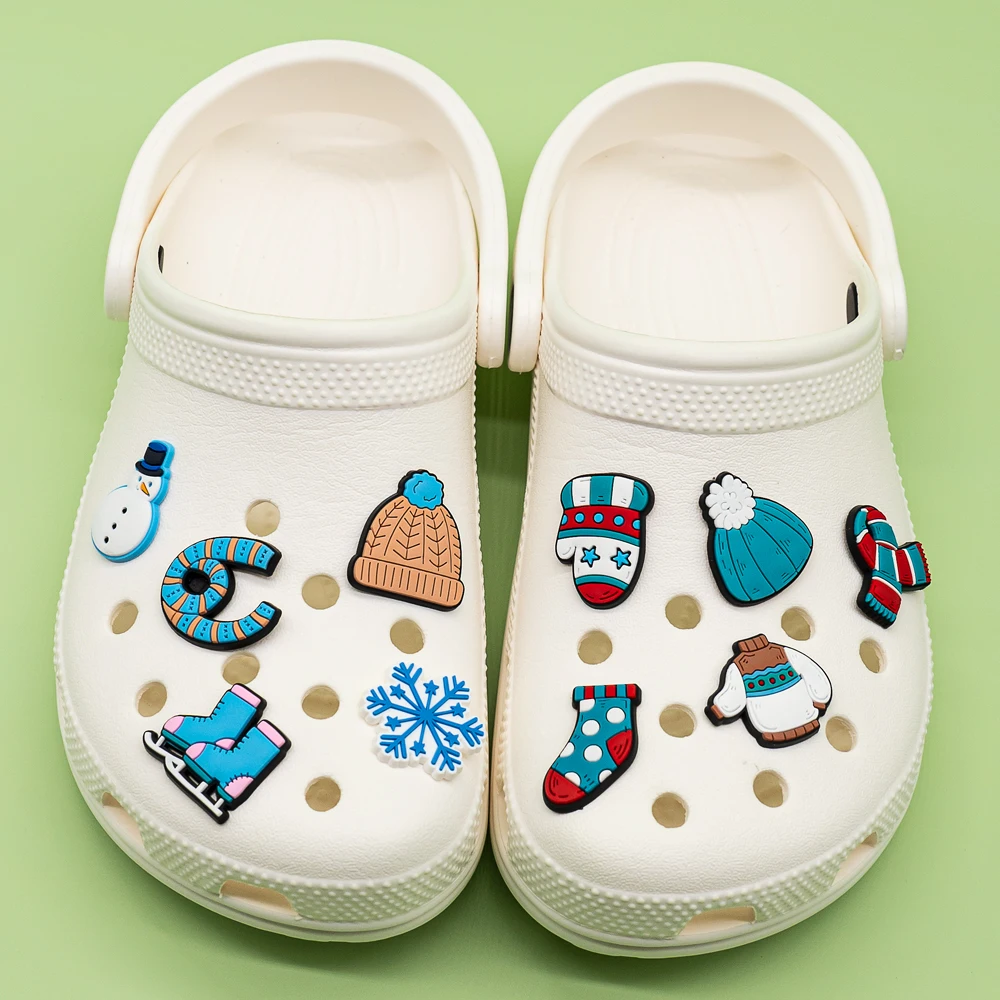 100 шт. аксессуары для обуви в рождественском стиле