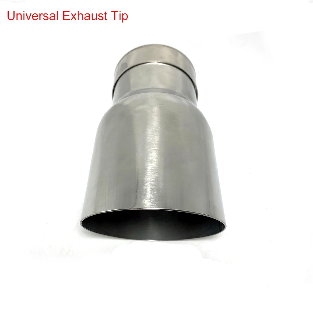 

Stainless Steel vehicle Refitting Universal Exhaust Car Muffler Tail Throat Car Modification For BMW E90 Exhaust Tip W222 Pipe