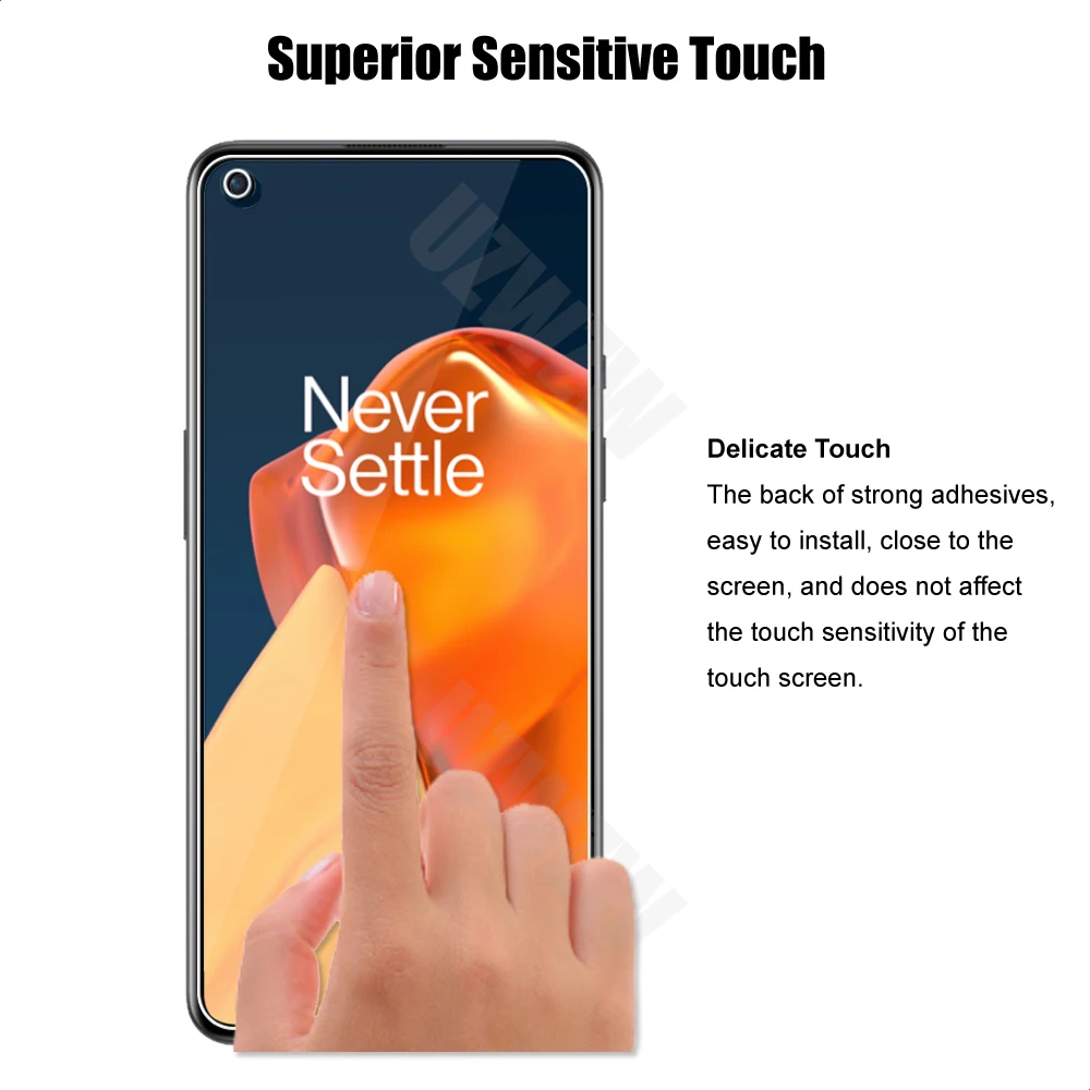 For OnePlus Nord CE 2 5G N200 N100 N10 Nord 2 5G 9 9R One Plus 8T Plus 7 7T 6 6T 5 5T Protective Tempered Glass Screen Protector