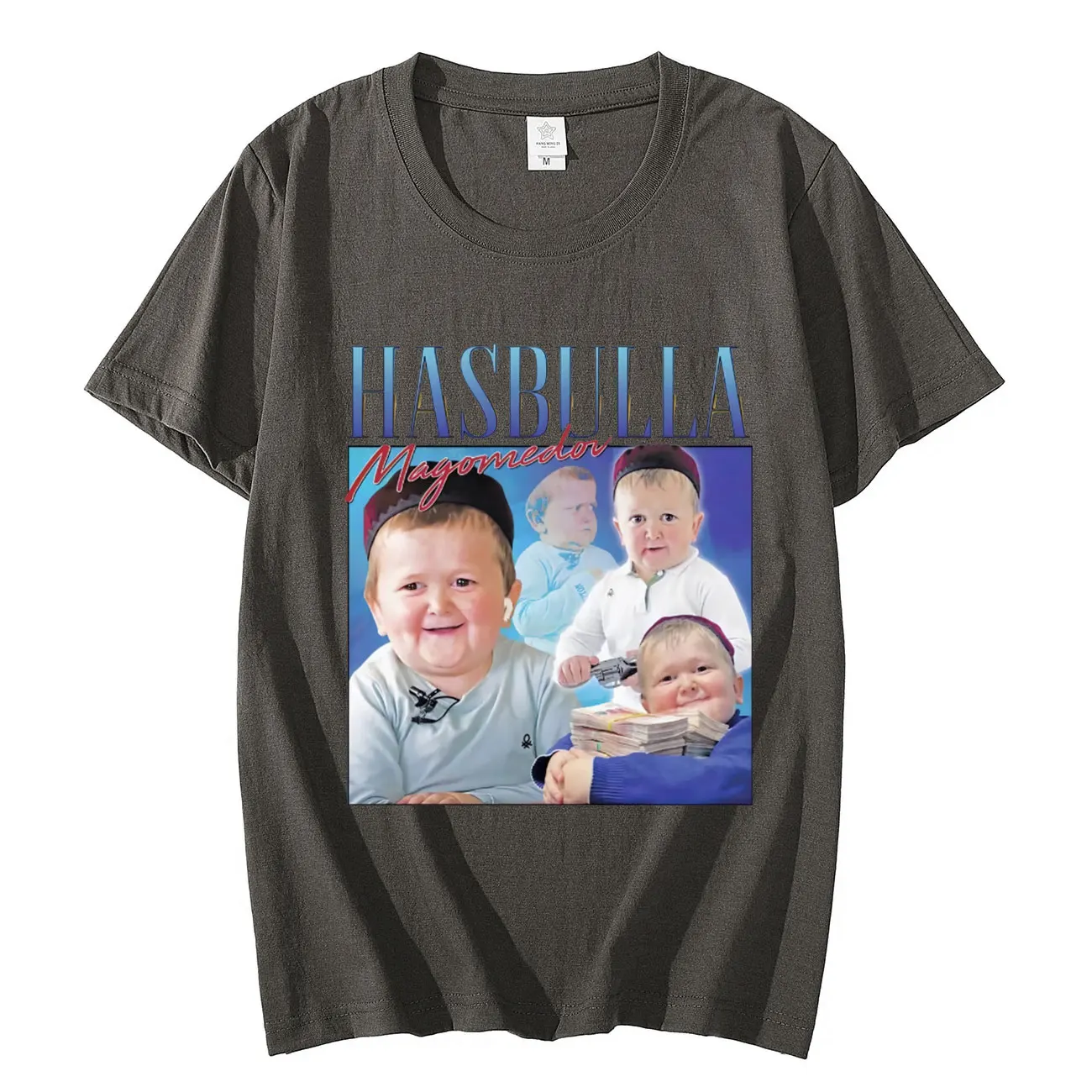 Футболка Hasbulla Magomedov с забавным мемом для борьбы русская блоггера графические