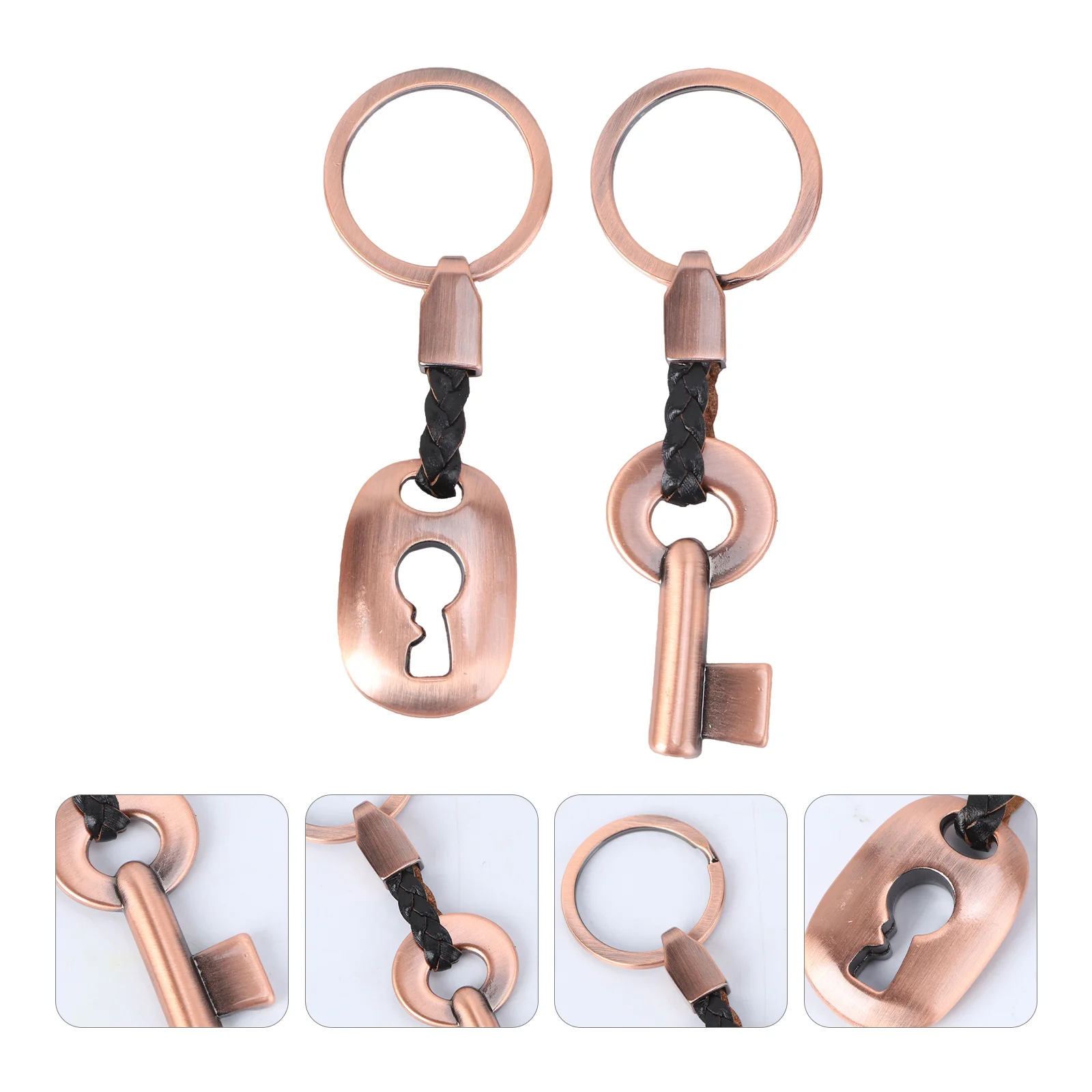 

Key Keychains Keychainchain Keyring Couple Personalized Lock Gift Metal S Keyringsmen Ring Couples Women Photo Creative Car