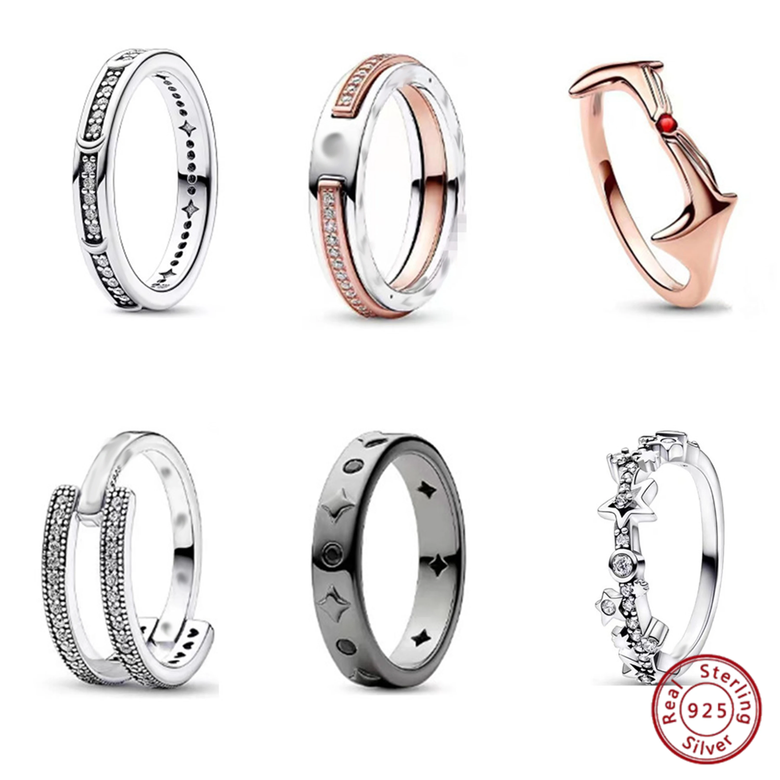 

2023 Новое серебряное кольцо S925, минималистичное и шикарное, Прямая продажа с завода