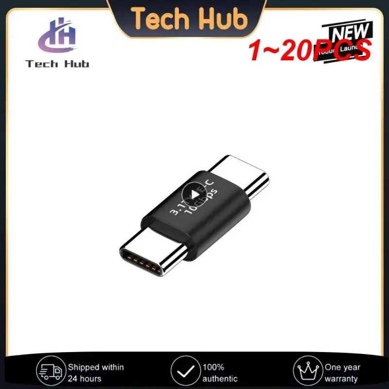 Адаптеры OTG типа C на TypeC, 1-20 шт., 3,1 Gen2, 10 Гбит/с, конвертер, коннектор для зарядки и передачи данных
