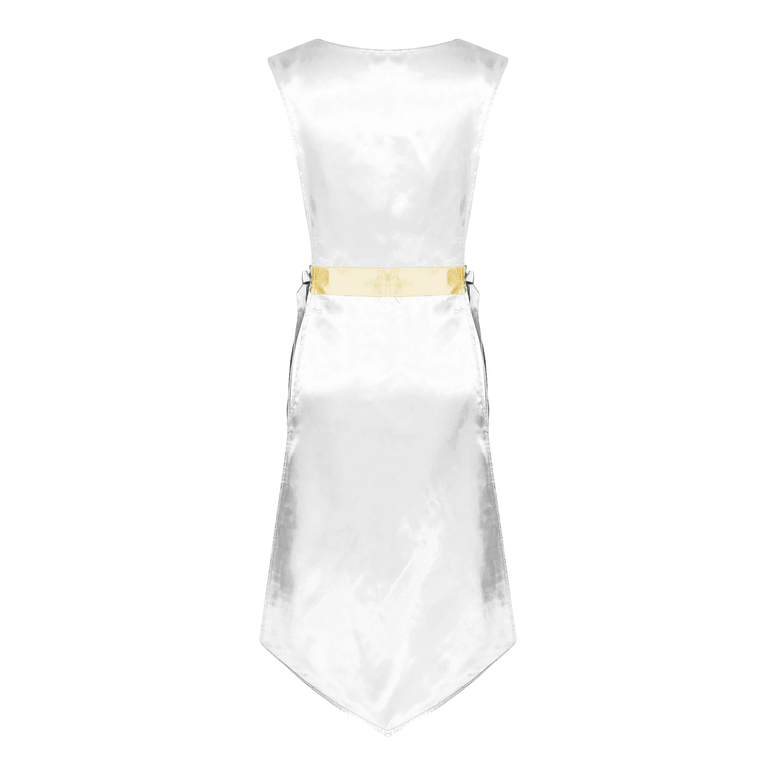 Женский халат для поклонения литургического платье-туника с разрезом по бокам