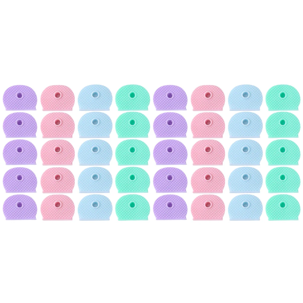 

Key Chain Decorative Covers Decors Portable Caps Lovely Silicone Identifiers Sleeves