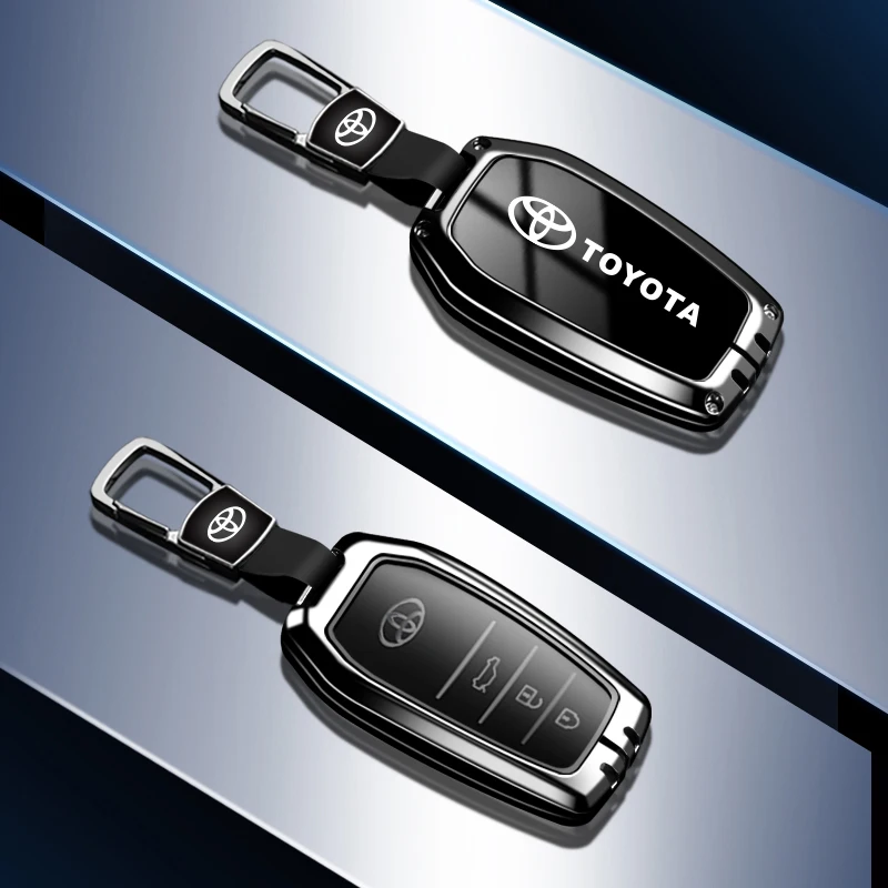 Чехол для автомобильных ключей из сплава сумка Toyota Land Cruiser 200 Prado Crown TLK Yaris Cross Hilux