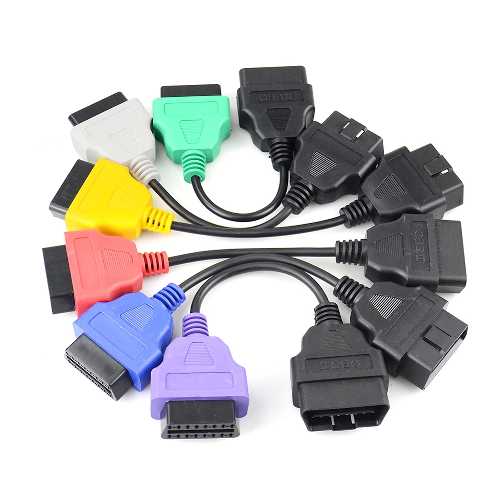 Для Fiatecuscan OBD2 разъем диагностический кабель-адаптер для Fiat ECU Scan Multiecuscan адаптер