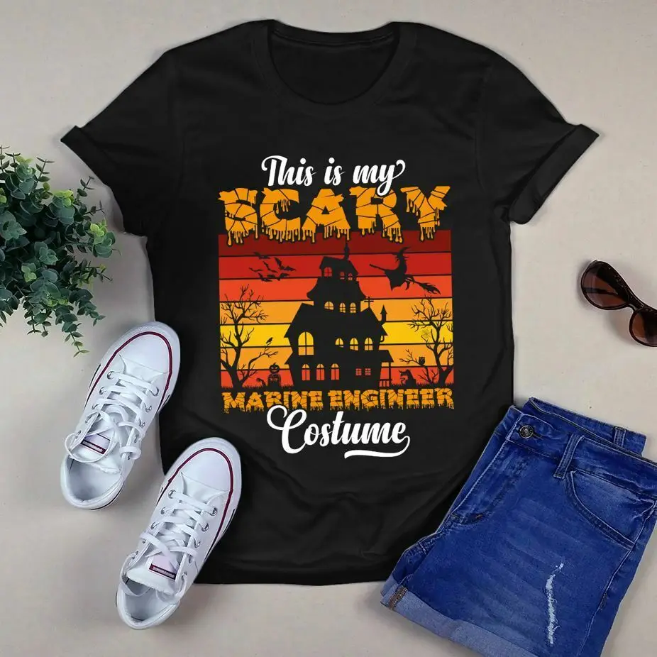 

Это мой страшный морской брикет Хэллоуин, хлопковая Футболка с круглым вырезом, мужские повседневные футболки с коротким рукавом, топы, женские футболки