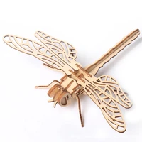 puzzle diy insect animal handmade toy baby toy 3d jigsaw board wooden puzzle