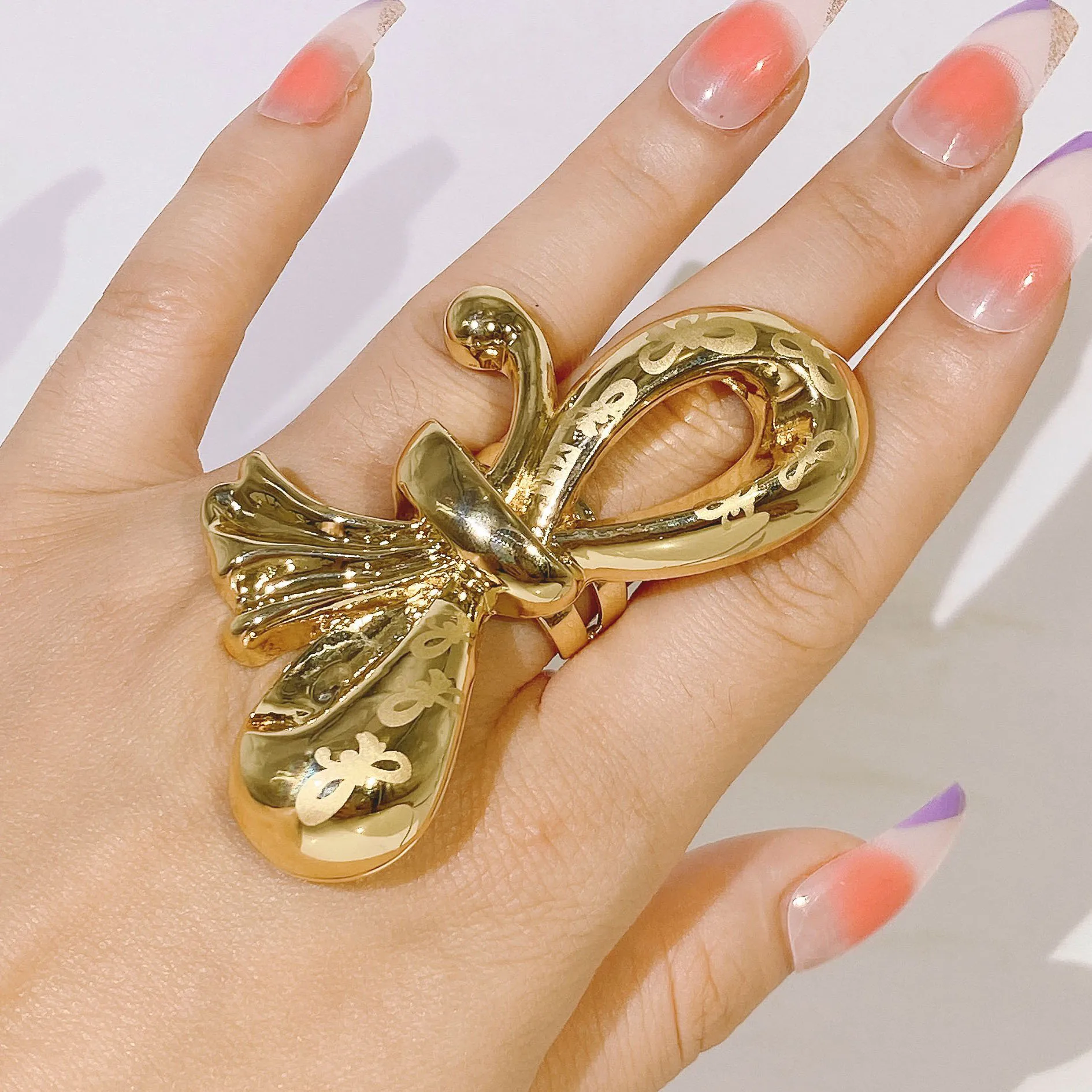 Новые модные брендовые ювелирные изделия обручальные регулируемые открытые