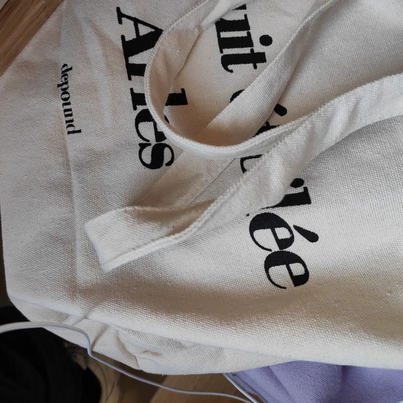 Повседневная сумка на плечо Hylhexyr Ins Большая вместительная с буквенным принтом