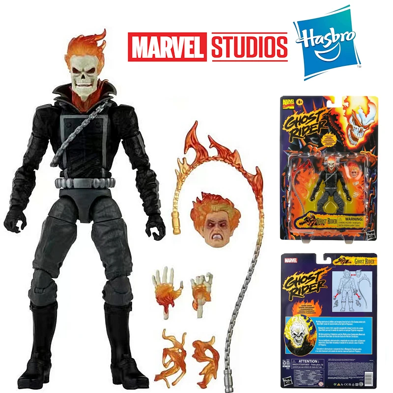 

Hasbro Marvel Legends Comics Series Ghost Rider 6 Inches 16Cm Retro Original Action Figure Kid Toy Christmas Gift Collection