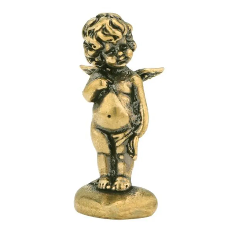 

Home decoration 3D Casting Metal Sculpture Cupid Mini Angel DIY Computer Desk Bookshelf Desktop Router Potted plants