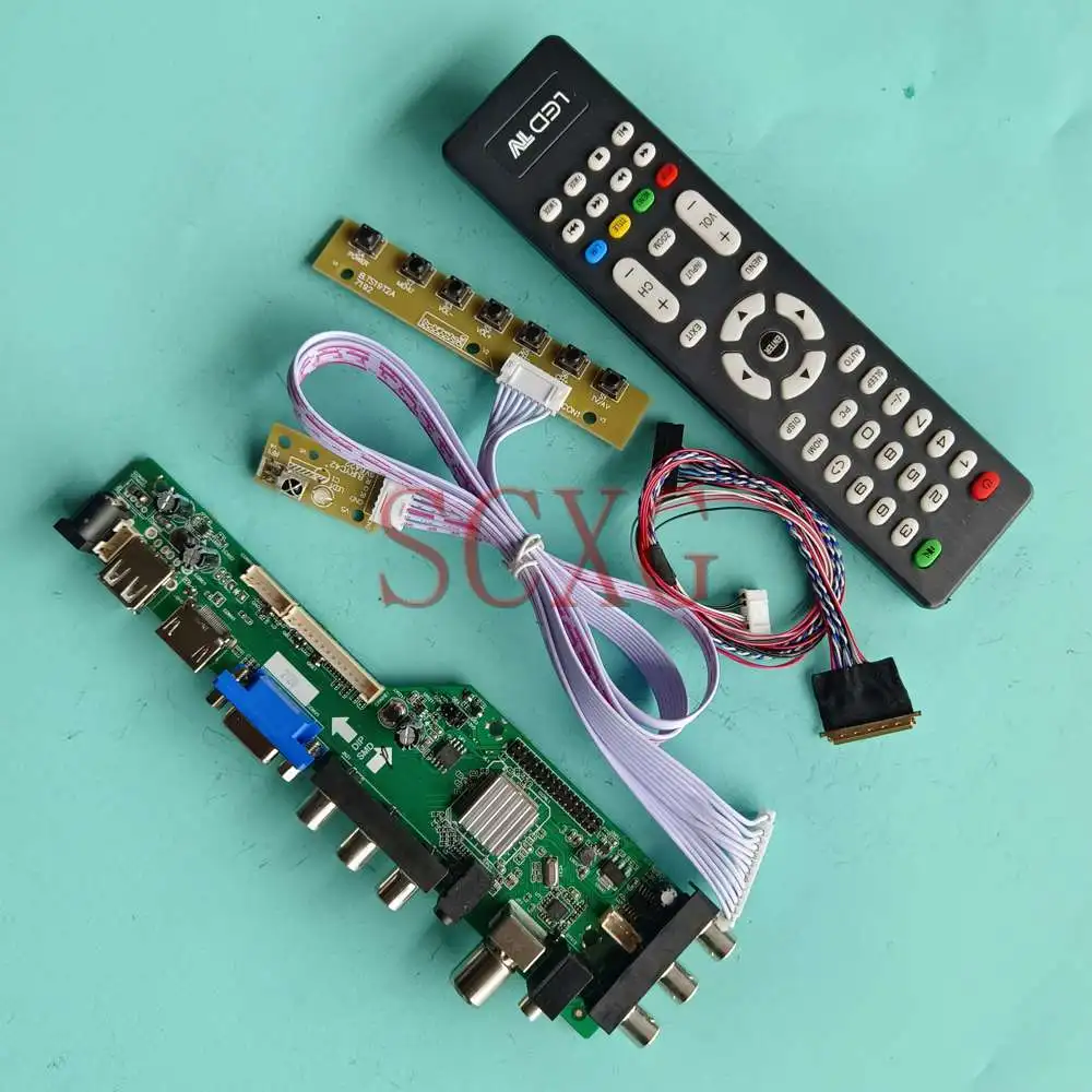 

For B156XW02 V0 Controller Board DIY Kit 1366 768 LED LCD Matrix 40 Pin LVDS 15.6" Digital Signal DVB HDMI-Compatible VGA AV USB