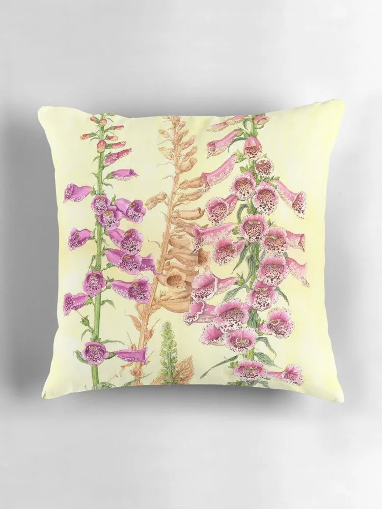 Перчатки foxglove (акварельные на бумаге) декоративная подушка рождественские