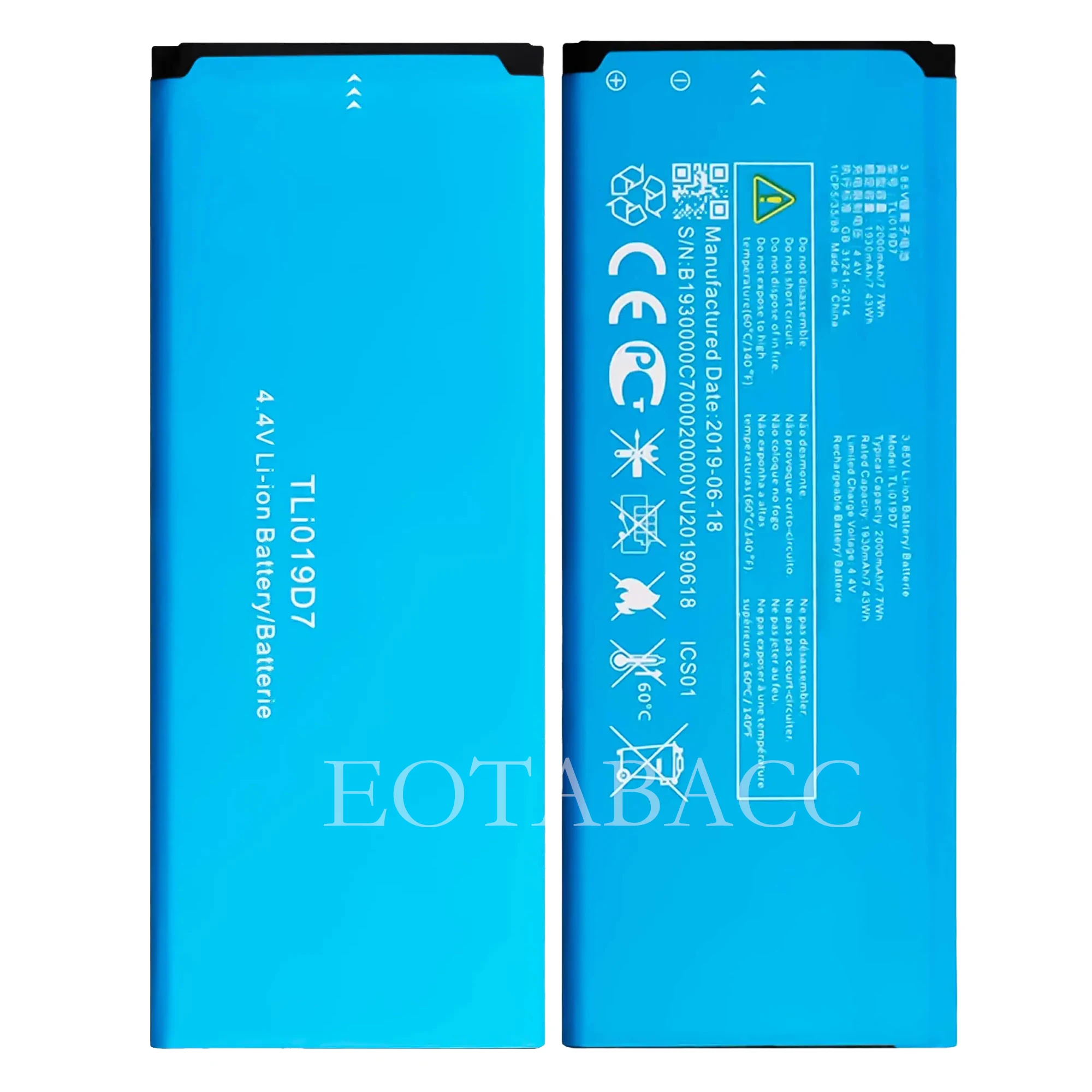 EOTABACC новый оригинальный аккумулятор TLi019D7 для Alcatel 1 5033 5033D 5033X 5033Y 5033A 5033T 5033J Telstra
