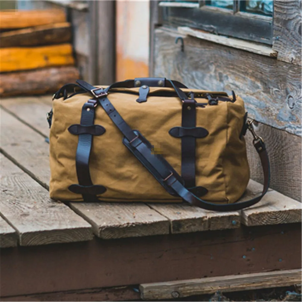 

Прочная саржевая спортивная сумка, дорожные сумки, ручной чемодан, дизайнерская сумка для ночевки на выходные, мужские сумки через плечо, Хо...