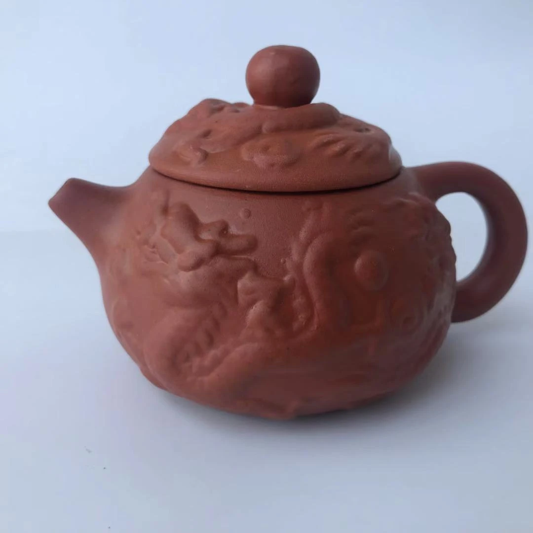 Акция! Глиняный чайный горшок из исинской глины керамический пуэр олун 125 мл