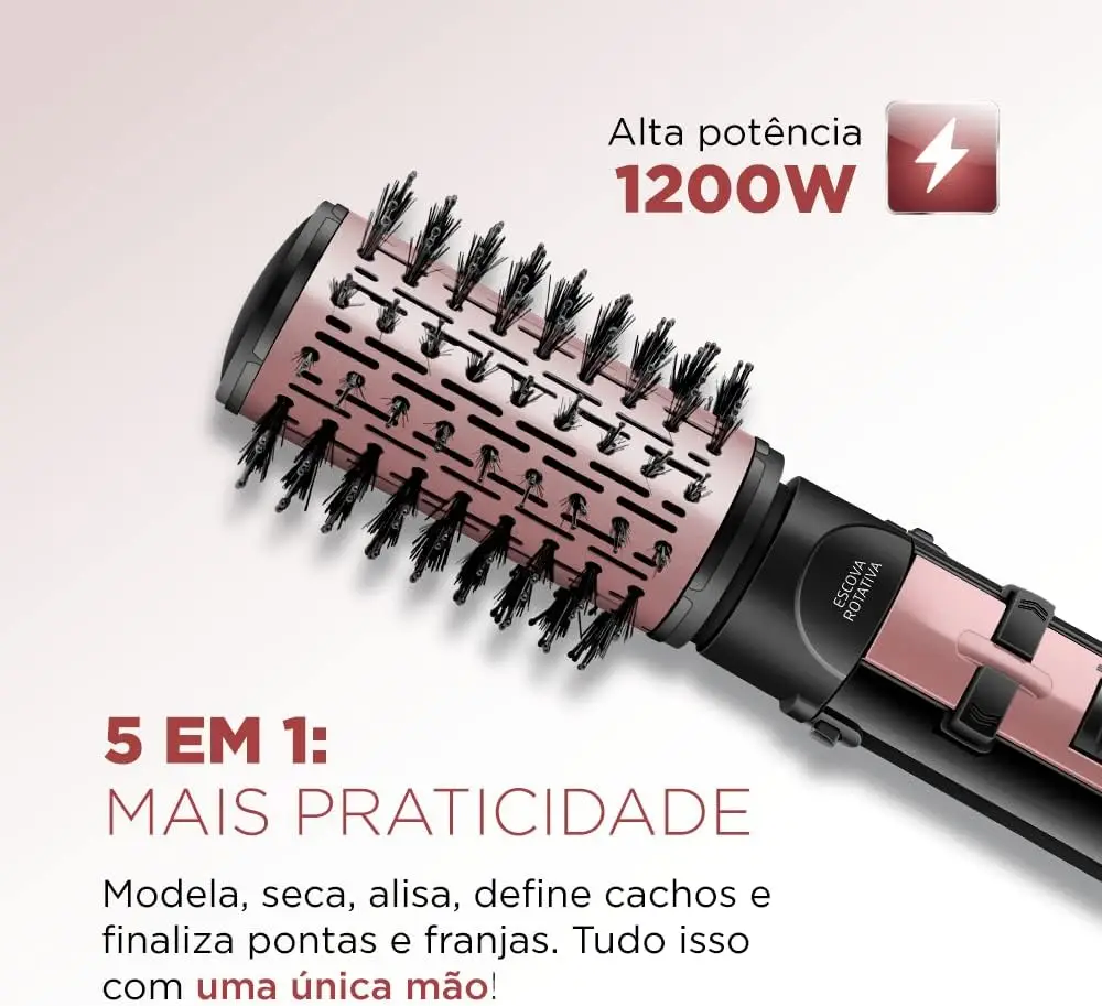 

Rotativa ER-10 1200W, Rose/Preto 220V