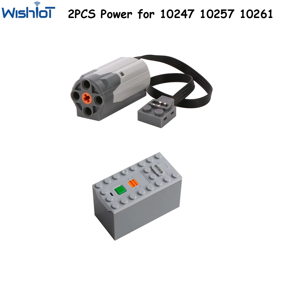2 Pz Moc Power Up Per 10247 10257 10261 M Motore 8883 Aaa Battery Box 88000 Kit Funzioni Di Alimentazione Compatibile Legoeds Parte Tecnica