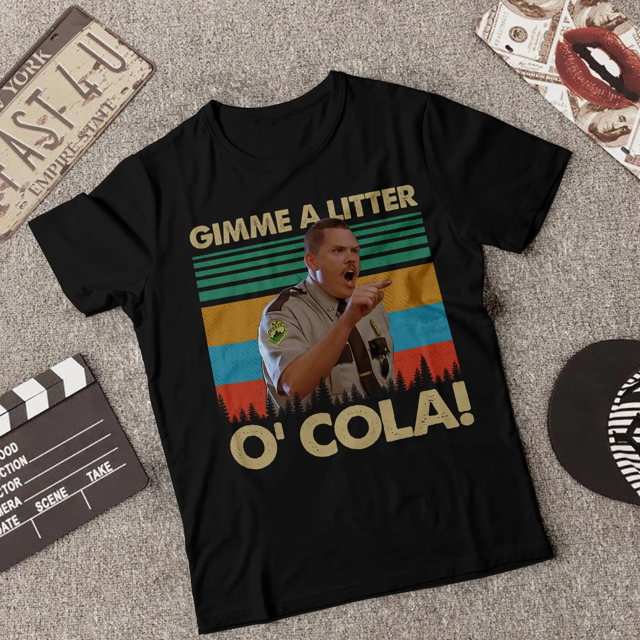 Винтажная рубашка в стиле ретро Gimme A Litter O Cola