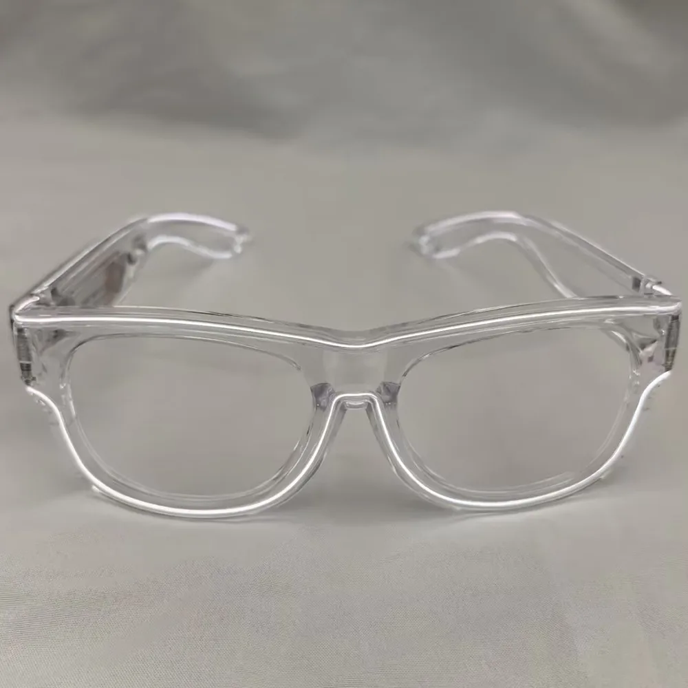 

Беспроводные светодиодные светящиеся солнцезащитные очки, перезаряжаемые, светящиеся очки для рейв-вечеринок для фестиваля ночного клуба