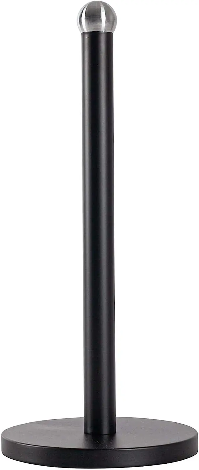 

Vintage Steel Kitchen Roller Holder - Minimalist Kitchen Roller - Black