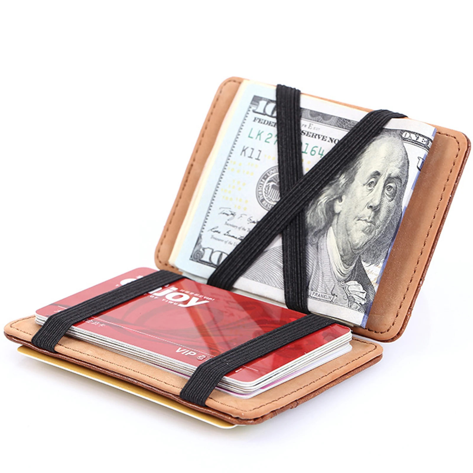 

Men Slim Wallet With Credit Card Slots Pu Leather Bifold Small Purse Business Travel Card Organizer Stylish Portable Cash Holder