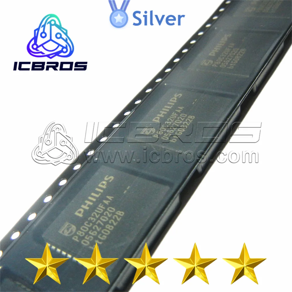 Электронные компоненты P80C32UFAA PLCC44 P80C32X2BA P87C591VFA новый оригинальный P89C51RB2BA P89C51RD