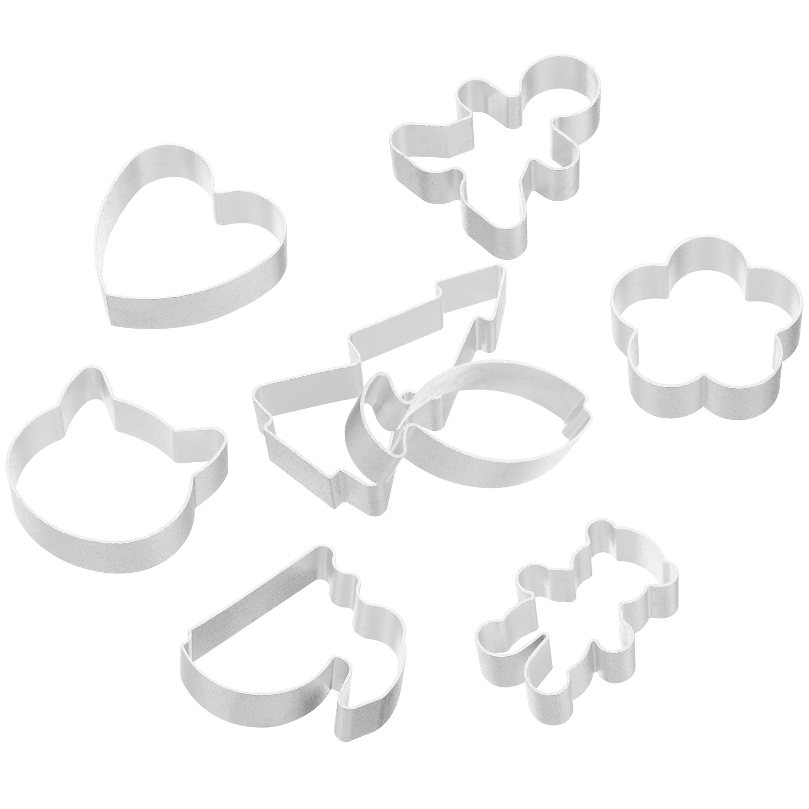 

8pcs Cookie Stainless Steel Gift Cookie Cutters Molds Cookie Baking Mold