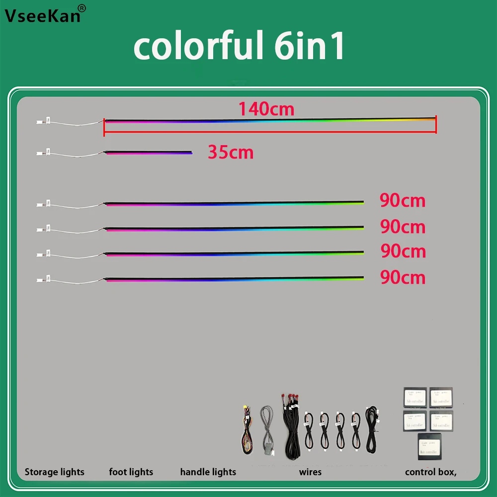 

Ambient Light Car подсветка салона автомобиля 엠비언트 라이트 Symphony Full Hidden Acrylic Strip Универсальная автомобильная атмосферная лампа