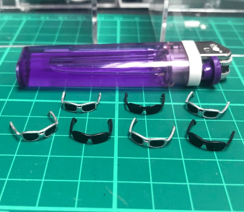 

1/12 Scale Soldier Doll Sunglasses Goggles 2 Types Model For Figure Doll