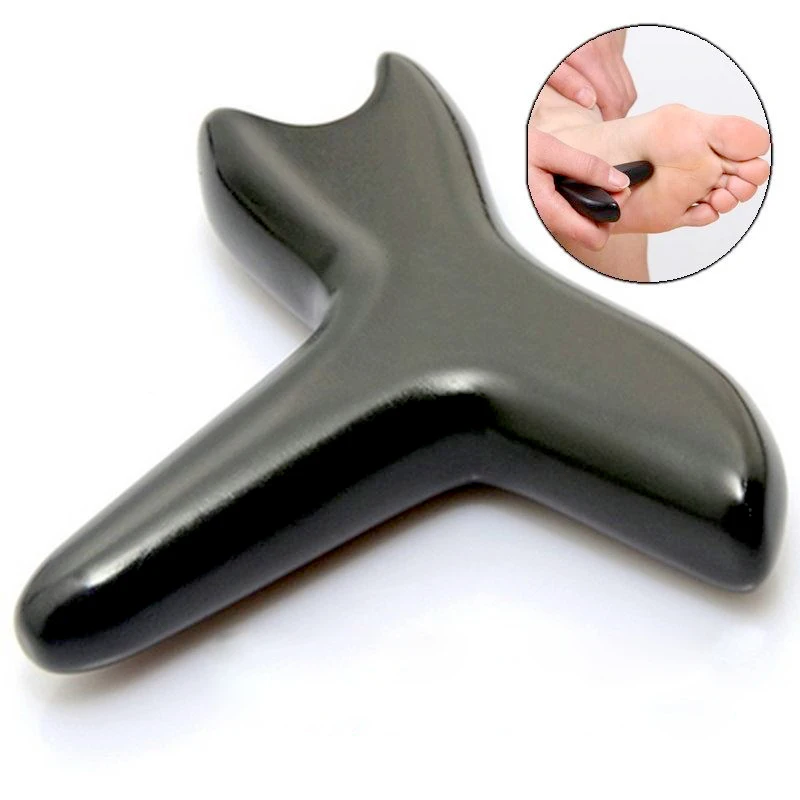 

Natural Stone Massage Tool Acupuncture SPA Therapy Massager Scraping Board Antistress Tool For Foot Hand