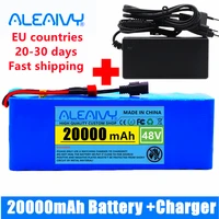 new 48v lithium battery 48v 20ah 1000w 13s3p lithium ion battery pack for 54 6v e bike electric bicycle scooter with bmscharger