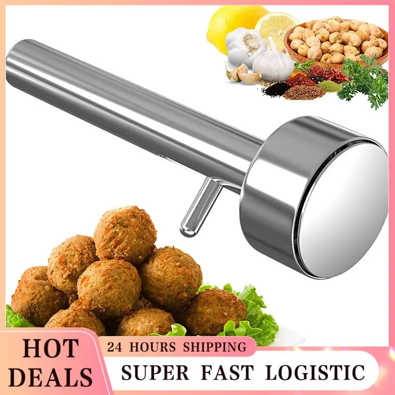 1PC Stainless Steel Meatball Machine Multifunction Non-Stick Meatball Kitchen Bar Tool Pal Meat Pressing Gadgets