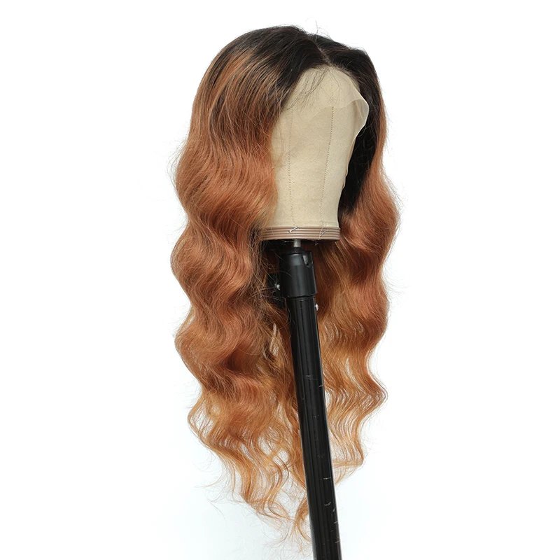 Парик из натуральных бразильских человеческих волос с эффектом омбре 13x4 |