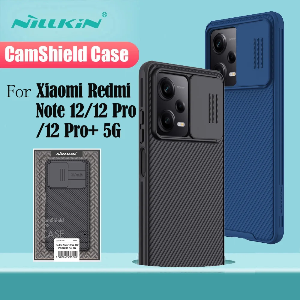 Чехол NILLKIN для Xiaomi Redmi Note 12 Pro 5G, задняя крышка CamShield Pro Slide для камеры Redmi Note12 Note 12 Pro + Plus, бампер