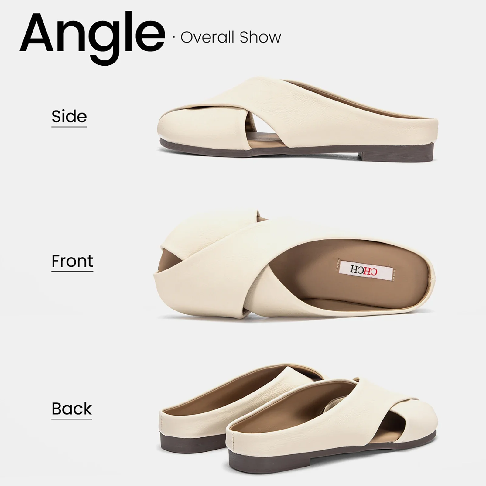 CH Женская обувь из микрофибры удобные тапочки на плоской подошве роскошные