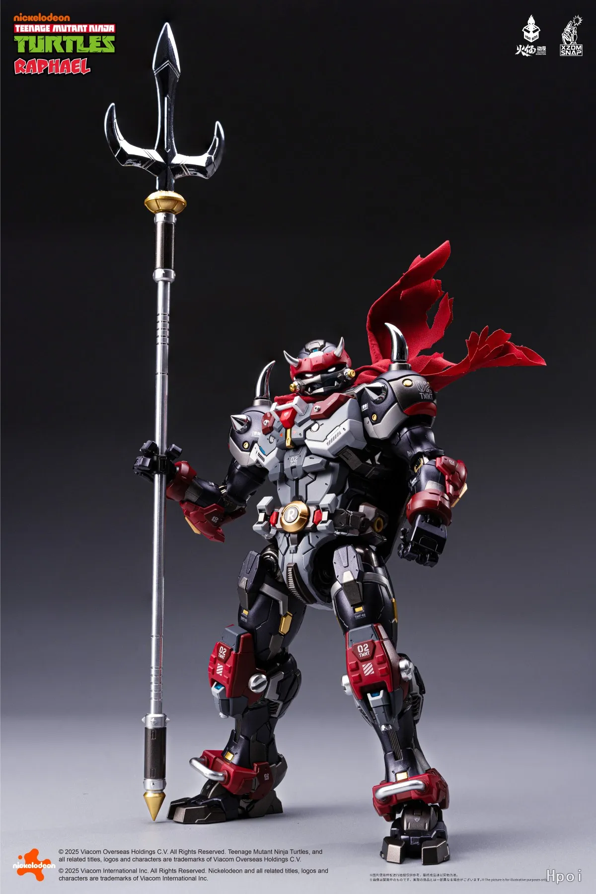 Фото 【UA】 HEATBOYS MechaHeat Series Alloy Mecha TMNT Raphael 40th Anniversary Edition Chisha Action Figure Model Toy Gift №2