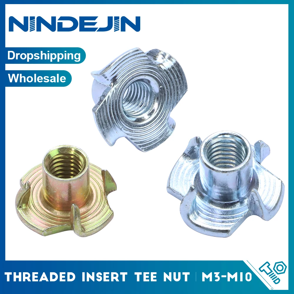 

NINDEJIN Гайки с четырьмя когтями из нержавеющей стали M4 M5 M6 M8 M10