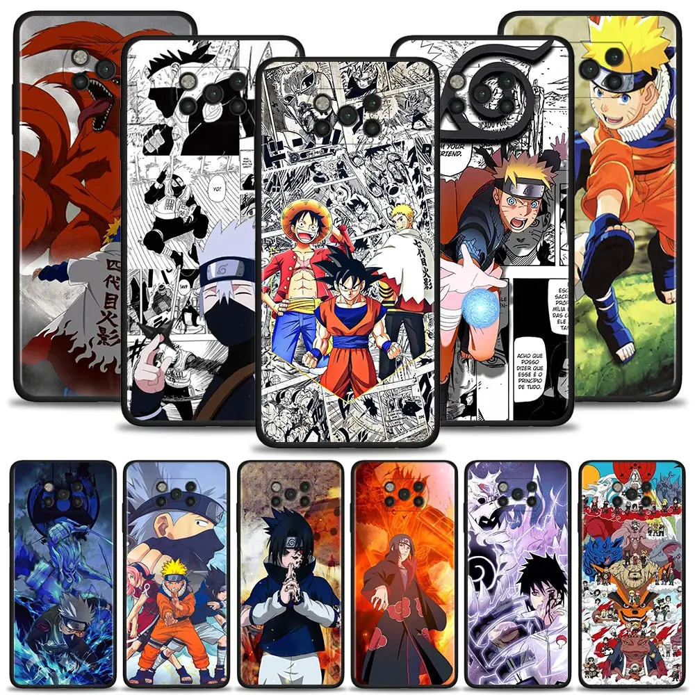 

Anime Uzumaki Naruto Comics For Xiaomi Mi 12 Pro 12X 11 10T Note 10 A2 Lite 5G 9 SE 9T for Xiaomi Poco X3 NFC M3 M4 Pro 5G Case