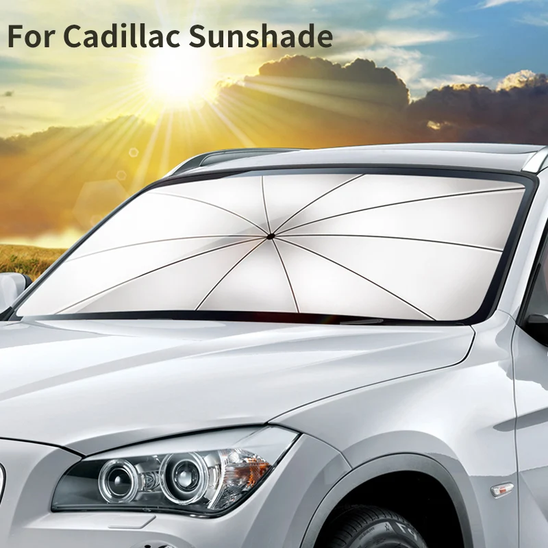 

Car Front Window Uv Shield Folding Sunshade Car Windscreen Sunshade For Cadillac Escalade CTS ATS SRX STS XT5 XT4 XT6 XTS CT4