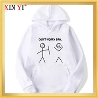 xin yi fashion brand mens hoodies funny design printing blended cotton spring autumn loose male hip hop hoodies tops man hoodie