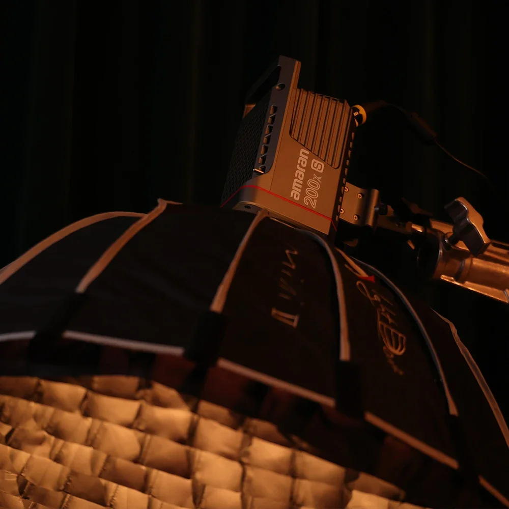 LED bicolor video Amaran 200X Serie S 200W 2700-6500K Bluetooth Control por fotografia ventilador Ultra silencioso