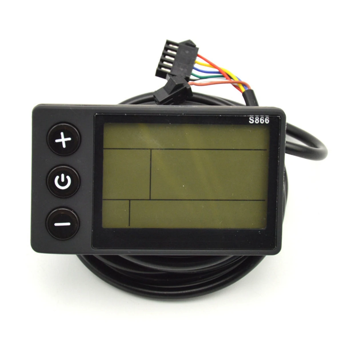 

S866 Electric Bicycle Display LCD Meter for Intelligent Controller Ebike Panel SM Plug Electric Bike,36V-48V B