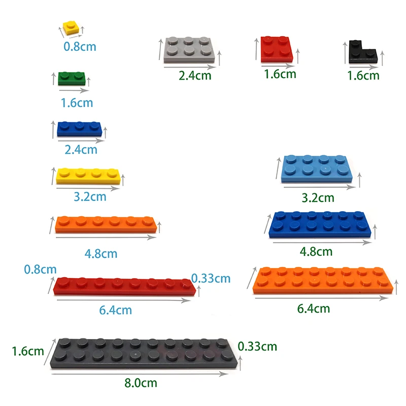 MOC Compatible Assembles Particles 3839 Plate Modified 1 x 2 with Bar Handles Building Blocks Parts DIY Brain Game Gift Toys | Игрушки и